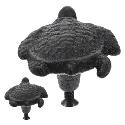 HAMPPLIES 2 Stück Gusseisen Schrankgriffe Kinderzimmer Küchenschrank Schubladengriff Meeres Design Schwarze Meeresschildkröte Dekorativer Möbelgriff Robust und Geschmeidig HAMPPLIES 2 Stück Gusseisen Schrankgriffe Kinderzimmer Küchenschrank Schubladengriff Meeres Design Schwarze Meeresschildkröte Dekorativer Möbelgriff Robust und Geschmeidig von HAMPPLIES