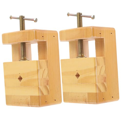HAMPPLIES 2 Stück Holz Siegelhalter Verstellbar für Gravur und Steinschnitt Robustes Mehrzweck Werkzeug für Schüler und Hobbyhandwerker für Siegel und Holzschnitzarbeiten von HAMPPLIES