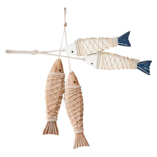 HAMPPLIES 2 Stück Holzschnitzdekoration Meereswanddekoration Fischdekor für zu Hause Wandanhänger in Fischform Fischdekor aus Holz dekoratives Fischdekor hängende Fischdekoration Hölzern HAMPPLIES 2 Stück Holzschnitzdekoration Meereswanddekoration Fischdekor für zu Hause Wandanhänger in Fischform Fischdekor aus Holz dekoratives Fischdekor hängende Fischdekoration Hölzern von HAMPPLIES