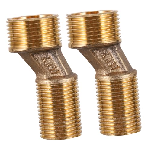 HAMPPLIES 2 Stück Kupfer Badewannen Wasserhahn Zubehör Gebogenes Fußrohr Verstellbarer Dreifach wasserhahn Bogen Verbindung für Dusche Bad Hotel Haushalt HAMPPLIES 2 Stück Kupfer Badewannen Wasserhahn Zubehör Gebogenes Fußrohr Verstellbarer Dreifach wasserhahn Bogen Verbindung für Dusche Bad Hotel Haushalt von HAMPPLIES