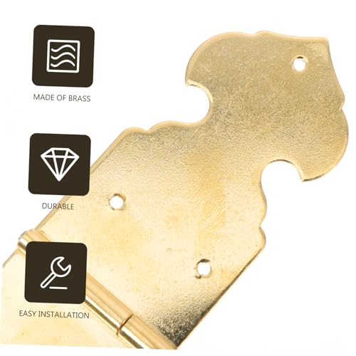 HAMPPLIES 2 Stück Kupfer Scharniere für Kleine Holzboxen Robuste Schmuckkasten Beschläge Einfach zu Montierende Klapp scharnier für Koffer Schrank Schmuck Holzkisten Dekoration HAMPPLIES 2 Stück Kupfer Scharniere für Kleine Holzboxen Robuste Schmuckkasten Beschläge Einfach zu Montierende Klapp scharnier für Koffer Schrank Schmuck Holzkisten Dekoration von HAMPPLIES