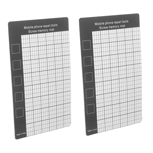 HAMPPLIES 2 Stück Mehrzweck Schraubenhalter Aus Magnet Computerschrauben Brettmatte Mehrzweckteile – Pad Werkzeugpads Tragbar Flexibel Für Die Arbeit Verloren Für Organizer von HAMPPLIES