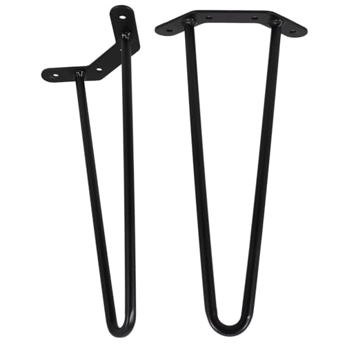 HAMPPLIES 2 Stück Metall Tischbeine Höhe Stabile DIY Haarnadel Tischfüße für Schreibtisch Couchtisch und Nachttisch Rostbeständig Glatte Oberfläche Inklusive Befestigungsmöglichkeiten HAMPPLIES 2 Stück Metall Tischbeine Höhe Stabile DIY Haarnadel Tischfüße für Schreibtisch Couchtisch und Nachttisch Rostbeständig Glatte Oberfläche Inklusive Befestigungsmöglichkeiten von HAMPPLIES
