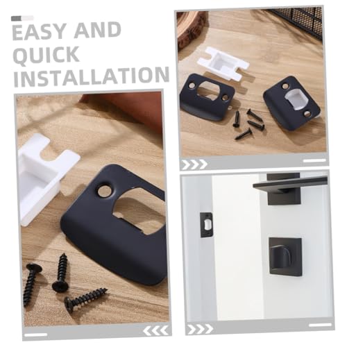 HAMPPLIES 2 Stück Metall Türschließblech Deadbolt Schloss Führungsblech mit Schneller Installation Inkl Schrauben und Gehäuse Verschleißfest Passend für Haus Bürotüren HAMPPLIES 2 Stück Metall Türschließblech Deadbolt Schloss Führungsblech mit Schneller Installation Inkl Schrauben und Gehäuse Verschleißfest Passend für Haus Bürotüren von HAMPPLIES