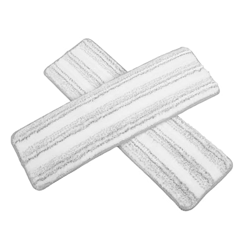 HAMPPLIES 2 Stück Mopp Ersatzpads Wiederverwendbare Saugfähige Flach Mopp Pads Mikrofasrige Bodenreinigungspads Waschbare Moppbezüge für Fliesen Marmor für Haushalt Büro Restaurant HAMPPLIES 2 Stück Mopp Ersatzpads Wiederverwendbare Saugfähige Flach Mopp Pads Mikrofasrige Bodenreinigungspads Waschbare Moppbezüge für Fliesen Marmor für Haushalt Büro Restaurant von HAMPPLIES