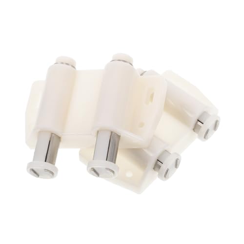 HAMPPLIES 2 Stück Push To Open Magnetischer Türschnäpper Unsichtbarer Schrankverschluss für Schranktüren Grifflose Magnetische Türöffner mit Druckfunktion Einfache Montage Modernes Design von HAMPPLIES