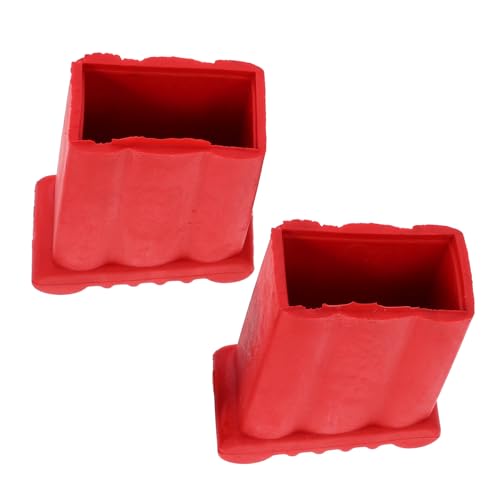 HAMPPLIES 2 Stück Rutschfeste Leiterfußschutz Gummipads für Stehleitern Bodenschoner Rutschhemmende Leiterzubehör Robuste Kratzfeste Leiterfußmatten in Rot HAMPPLIES 2 Stück Rutschfeste Leiterfußschutz Gummipads für Stehleitern Bodenschoner Rutschhemmende Leiterzubehör Robuste Kratzfeste Leiterfußmatten in Rot von HAMPPLIES