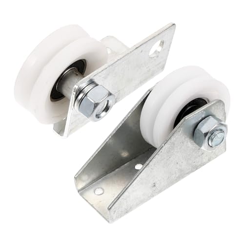 HAMPPLIES 2 Stück Schranktürrollen aus Carbonstahl Graue Schiebetürrollen für Glasvitrinen Ersatz für Ventilatorschrank schiebetüren Robustes Türrollen Möbel HAMPPLIES 2 Stück Schranktürrollen aus Carbonstahl Graue Schiebetürrollen für Glasvitrinen Ersatz für Ventilatorschrank schiebetüren Robustes Türrollen Möbel von HAMPPLIES