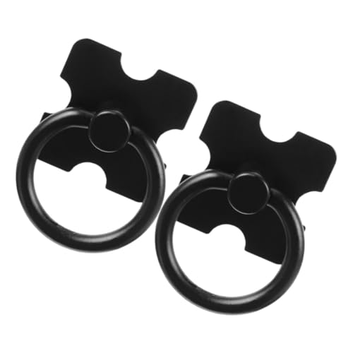 HAMPPLIES 2 Stück Schwarze Runde Möbelgriffe aus Zinklegierung Kleine Schrankknäufe mit Kreativem Design Langlebig und Kratzfest Geeignet für Kleiderschränke und Kommoden Teiliges HAMPPLIES 2 Stück Schwarze Runde Möbelgriffe aus Zinklegierung Kleine Schrankknäufe mit Kreativem Design Langlebig und Kratzfest Geeignet für Kleiderschränke und Kommoden Teiliges von HAMPPLIES