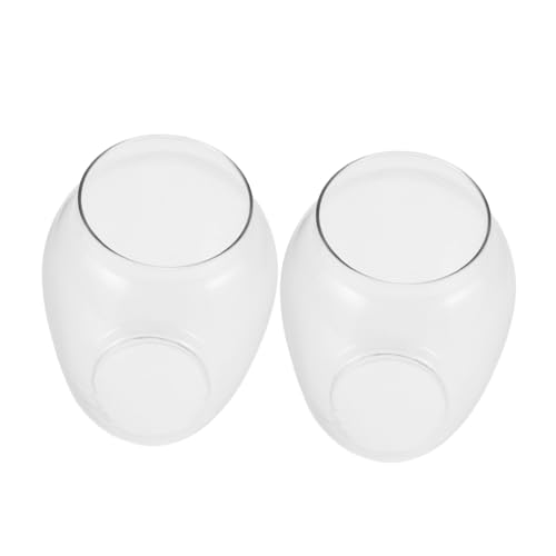 HAMPPLIES 2 Stück Teiliges Ersatzglas Lampenschirm aus Bruchsicherem Glas Runder Klarer Glasschirm für Vintage Petroleumlampe Einfache Montage Weiches Licht für Outdoor Camping und HAMPPLIES 2 Stück Teiliges Ersatzglas Lampenschirm aus Bruchsicherem Glas Runder Klarer Glasschirm für Vintage Petroleumlampe Einfache Montage Weiches Licht für Outdoor Camping und von HAMPPLIES
