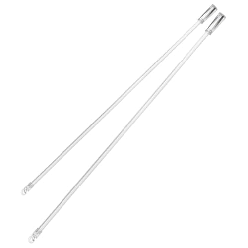 HAMPPLIES 2 Stück Teiliges Fenster Jalousien Stab Langlebige Transparente Blind Wands Ersatzteile mit Haken Einfache Montage Robustes Material Geeignet für Innenjalousien und von HAMPPLIES
