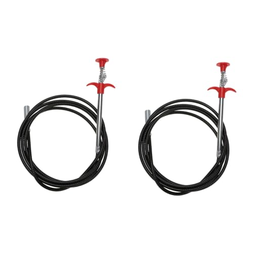 HAMPPLIES 2 Stück Teiliges Flexibles Rohrreinigungsset mit Langem Greifhaken Elastischem Griff Vielseitiger Abflussreiniger für Bad Küche Waschbecken Toilette und Verstopfte Rohre HAMPPLIES 2 Stück Teiliges Flexibles Rohrreinigungsset mit Langem Greifhaken Elastischem Griff Vielseitiger Abflussreiniger für Bad Küche Waschbecken Toilette und Verstopfte Rohre von HAMPPLIES