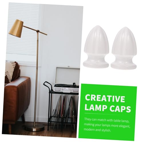 HAMPPLIES 2 Stück Teiliges Lampenschirm dekorationsknöpfe aus Langlebige Licht finials mit Innengewinde Geeignet für Tischlampen und Stehlampen Modernes Design für Wohn Schlafzimmer HAMPPLIES 2 Stück Teiliges Lampenschirm dekorationsknöpfe aus Langlebige Licht finials mit Innengewinde Geeignet für Tischlampen und Stehlampen Modernes Design für Wohn Schlafzimmer von HAMPPLIES