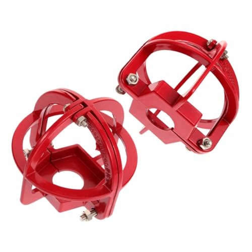 HAMPPLIES 2 Stück Teiliges Sprinklerkopf Schutzgitter aus Robustem Feuerschutzabdeckung für Innensprinkler mit Alarmabdeckung Langlebiger Sprinklerkopfschutz Elegant und Multifunktional von HAMPPLIES