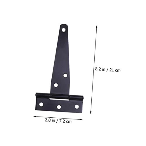 HAMPPLIES 2 Stück Teiliges T streben scharnier aus Lackiertem Eisen Robust und Langlebig Verzinkt für Scheunentüren Tore und Zäune Einfach zu Montieren Inklusive Schrauben Schwarz HAMPPLIES 2 Stück Teiliges T streben scharnier aus Lackiertem Eisen Robust und Langlebig Verzinkt für Scheunentüren Tore und Zäune Einfach zu Montieren Inklusive Schrauben Schwarz von HAMPPLIES