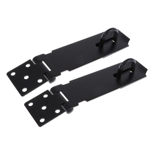 HAMPPLIES 2 Stück Teiliges Türschloss aus Rostfreiem Heavy Duty Türriegel mit Glattem Schiebemechanismus Korrosionsbeständig Einfache Montage Kompatibel mit Vorhängeschlössern für Haustüren HAMPPLIES 2 Stück Teiliges Türschloss aus Rostfreiem Heavy Duty Türriegel mit Glattem Schiebemechanismus Korrosionsbeständig Einfache Montage Kompatibel mit Vorhängeschlössern für Haustüren von HAMPPLIES