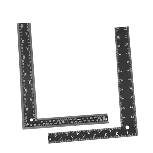HAMPPLIES 2 Stück Teiliges Winkel Stahlmaßstab Präzises Techniker und Zeichnungslineal für Holzarbeiten Modellbau Schule und DIY Robustes Metalllineal mit metrischer Einteilung HAMPPLIES 2 Stück Teiliges Winkel Stahlmaßstab Präzises Techniker und Zeichnungslineal für Holzarbeiten Modellbau Schule und DIY Robustes Metalllineal mit metrischer Einteilung von HAMPPLIES