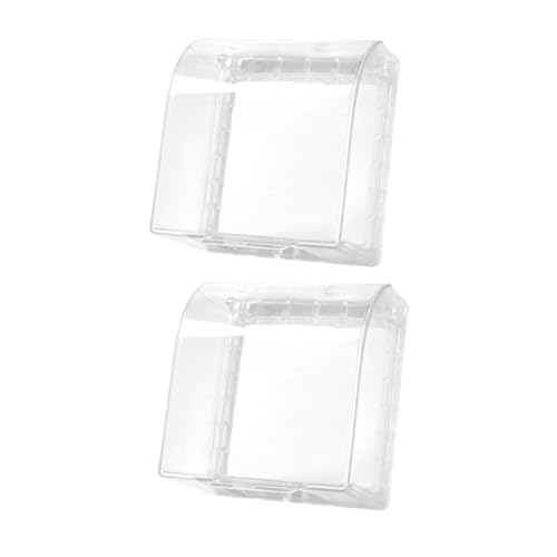 HAMPPLIES 2 Stück Transparentes Steckdose Schutzgehäuse für Selbstklebend für Badezimmer und Wohnräume Hochwertiger Schutz für Steckdosen und Buchsen HAMPPLIES 2 Stück Transparentes Steckdose Schutzgehäuse für Selbstklebend für Badezimmer und Wohnräume Hochwertiger Schutz für Steckdosen und Buchsen von HAMPPLIES