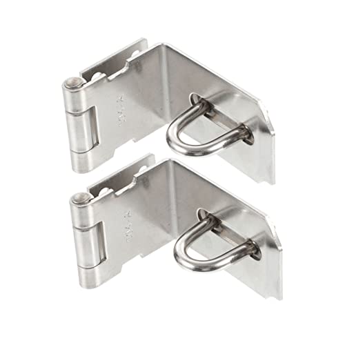HAMPPLIES 2 Stück Türüberfalle Hasp Schloss Robuste Sicherheitsriegel für Türen Fenster Schränke Einfache Montage für Holz und Metalltüren HAMPPLIES 2 Stück Türüberfalle Hasp Schloss Robuste Sicherheitsriegel für Türen Fenster Schränke Einfache Montage für Holz und Metalltüren von HAMPPLIES