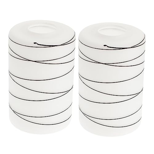 HAMPPLIES 2 Stück Zylinder Lampenschirme für Pendelleuchten Dekorative Leuchtenabdeckungen Installieren Eleganter Stil für Ihr Zuhause von HAMPPLIES