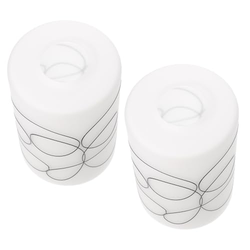 HAMPPLIES 2 Stück Zylindrische Glasschirme für Lampen Modernes Lineares Design Langlebige Lampenschirme Ersatz für Pendelleuchten Kronleuchter und Wandlampen HAMPPLIES 2 Stück Zylindrische Glasschirme für Lampen Modernes Lineares Design Langlebige Lampenschirme Ersatz für Pendelleuchten Kronleuchter und Wandlampen von HAMPPLIES