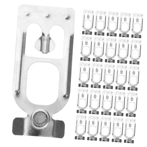 HAMPPLIES 20 Stück Teiliges Palettenregal Sicherheitsclip aus Verzinktem Rostbeständig Langlebig Robust für Lager und DIY Regalsysteme Sichere Paletten Traverse Verbindung von HAMPPLIES
