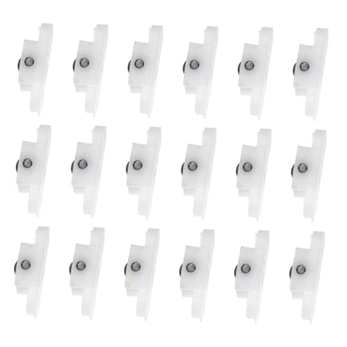 HAMPPLIES 20 Stück Teiliges Pulley für Fliegengitter Fenster Möbel Schranktür Robustes Material Leises Gleiten Vielseitig Einsetzbar für Schiebetüren HAMPPLIES 20 Stück Teiliges Pulley für Fliegengitter Fenster Möbel Schranktür Robustes Material Leises Gleiten Vielseitig Einsetzbar für Schiebetüren von HAMPPLIES