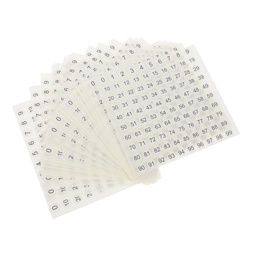 HAMPPLIES 20 Stück Teiliges Selbstklebende Runde Zahlenaufkleber Multifunktionale Vinyl Labels zur Klassifizierung und Nummerierung Geeignet für Haushaltsorganisation Lager und Bürogebrauch HAMPPLIES 20 Stück Teiliges Selbstklebende Runde Zahlenaufkleber Multifunktionale Vinyl Labels zur Klassifizierung und Nummerierung Geeignet für Haushaltsorganisation Lager und Bürogebrauch von HAMPPLIES