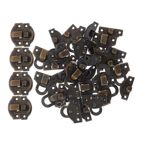 HAMPPLIES 20 Stück Teiliges Vintage Schmuckschatullen Verschluss aus Robustem Eisen Langlebiger Drehverschluss für Kisten Schmuckboxen Truhen Einfach zu Montieren Retro Design Vielseitig für HAMPPLIES 20 Stück Teiliges Vintage Schmuckschatullen Verschluss aus Robustem Eisen Langlebiger Drehverschluss für Kisten Schmuckboxen Truhen Einfach zu Montieren Retro Design Vielseitig für von HAMPPLIES