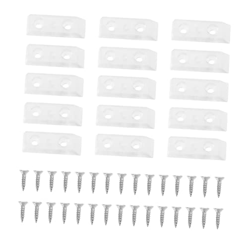 HAMPPLIES 24 Sätze Transparentes rutschfeste Möbel Fußschutzkappen aus Gummi Schraubschutz und Nivellierung für Tischbeine Geräuschdämpfend und Bodenschonend für Holz Fliesen von HAMPPLIES