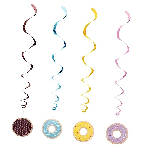 HAMPPLIES 24stücke Teiliges Spiral Donuts Pendants Bunte Hängende Dekoration Für Kindergeburtstagsfeiern Kreative Party-Accessoires Leicht Und Auffällig Für Fenster Und Türen Geeignet HAMPPLIES 24stücke Teiliges Spiral Donuts Pendants Bunte Hängende Dekoration Für Kindergeburtstagsfeiern Kreative Party-Accessoires Leicht Und Auffällig Für Fenster Und Türen Geeignet von HAMPPLIES