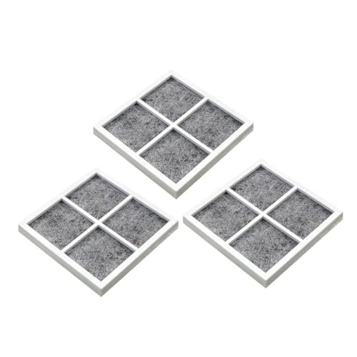 HAMPPLIES 3 Stück Aktivkohlefilter für Kühlschrank Geruchsneutralisierend Luftreinigend Effektive Geruchsentfernung Luftdurchlässiges Mesh Kompatibel mit Lg Serien Kühlschrankfilter HAMPPLIES 3 Stück Aktivkohlefilter für Kühlschrank Geruchsneutralisierend Luftreinigend Effektive Geruchsentfernung Luftdurchlässiges Mesh Kompatibel mit Lg Serien Kühlschrankfilter von HAMPPLIES