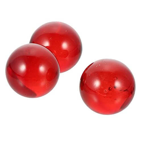 HAMPPLIES 3 Stück Hongyun Perlen -Ornamente Dekorativ Türkis Modern Mittelstücke Couchtischdekor Gold Kugelanzeige Glaskugeln Runde Verzierung Glaskugelverzierung Gewöhnliches Glas von HAMPPLIES