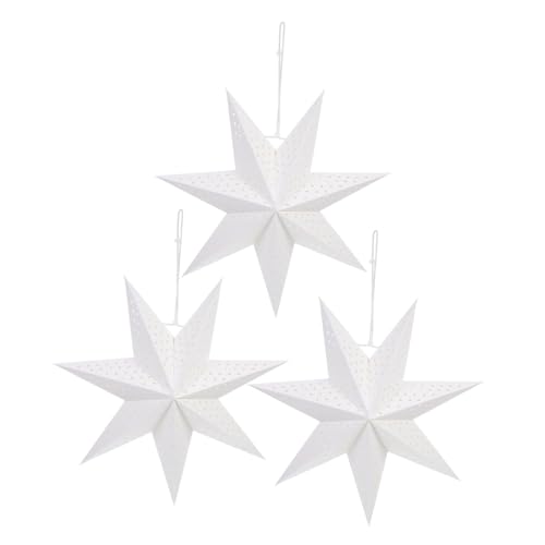 HAMPPLIES 3 Stück Origami Lampenschirm Sternförmig Hängend Weihnachtsdekoration Leicht Praktisch Für Wohnzimmer Deckenleuchte Eleganter Papier Lampenschirm HAMPPLIES 3 Stück Origami Lampenschirm Sternförmig Hängend Weihnachtsdekoration Leicht Praktisch Für Wohnzimmer Deckenleuchte Eleganter Papier Lampenschirm von HAMPPLIES