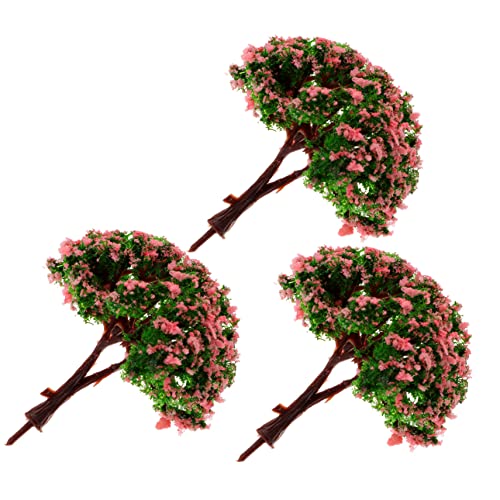 HAMPPLIES 3 Stück Simulation von Baumschmuck Mini -Baum Mini gefälschte Bäume Mini-Modellbäume Miniatur Landschaft Landschaftsbaum Mini -Bäume Mini-Landschaftsbäume Baumfiguren Harz Grün von HAMPPLIES