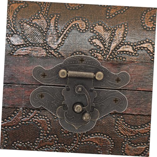HAMPPLIES 3 Stück Teiliges Retro mit Schwenkarm Robustes Hasp Schloss für Holzboxen Schränke und Schmuckkästen Inklusive Schrauben Vintage Design Langlebig und Einfach zu Montieren von HAMPPLIES