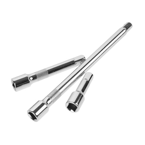 HAMPPLIES 3 Stück Teiliges Steckschlüssel Verlängerungsset Flexibel Biegsame Ratschenverlängerung für Auto Reparatur Möbelmontage und Reifenwechsel Hochbelastbarer Langlebig und Vielseitig von HAMPPLIES