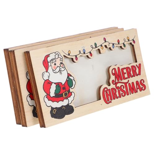 HAMPPLIES 3 Stück Teiliges Weihnachts Geldhalter aus Holz DIY Einzigartiger Bargeldspender und Kartenhalter Kompakter Leichter Geldbeutel für Festliche Partys und Persönliche Geschenke HAMPPLIES 3 Stück Teiliges Weihnachts Geldhalter aus Holz DIY Einzigartiger Bargeldspender und Kartenhalter Kompakter Leichter Geldbeutel für Festliche Partys und Persönliche Geschenke von HAMPPLIES