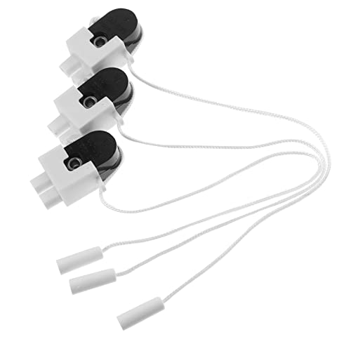 HAMPPLIES 3 Stück Teiliges Zugschalter für Wandlampen Langlebiger Zugseilschalter aus PC und Einfache Montage für Badezimmer und Kleine Räume Energiesparend und Vielseitig Einsetzbar HAMPPLIES 3 Stück Teiliges Zugschalter für Wandlampen Langlebiger Zugseilschalter aus PC und Einfache Montage für Badezimmer und Kleine Räume Energiesparend und Vielseitig Einsetzbar von HAMPPLIES