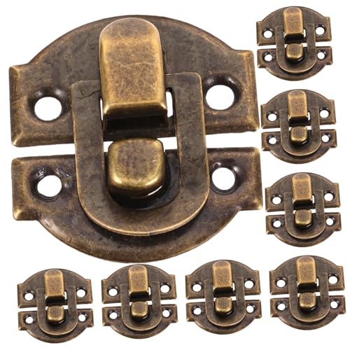 HAMPPLIES 30 Stück Teiliges Antike Holzbox schlösser Retro Eisen Kistenverschluss Schmuckkasten Hasp Latch Vintage Design für Koffer und Holzkisten von HAMPPLIES