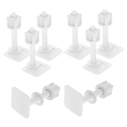 HAMPPLIES 4 Paare Teiliges Robustes Wc Sitz Schrauben Toilettensitz Befestigungsschrauben Kunststoff Scharnierschrauben für Toilettensitzmontage und Spülkastenbefestigung HAMPPLIES 4 Paare Teiliges Robustes Wc Sitz Schrauben Toilettensitz Befestigungsschrauben Kunststoff Scharnierschrauben für Toilettensitzmontage und Spülkastenbefestigung von HAMPPLIES