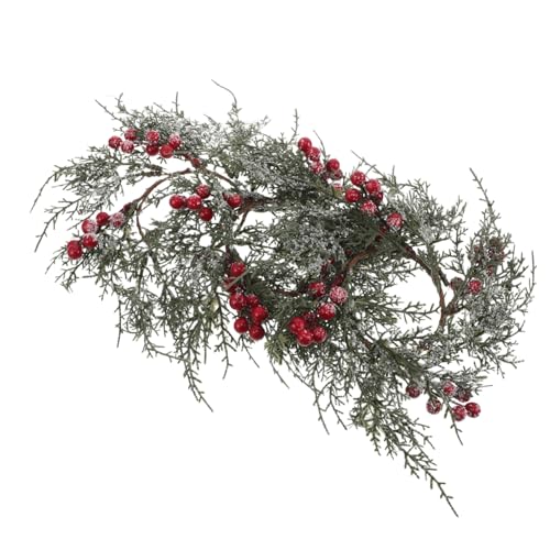 HAMPPLIES 4 STK. Weihnachtskerzenring Kerzenkränze Ringe Kerzenkranzring Kiefernnadelrote Fruchtkranz Blumenkerzenringe Kerzenringe Fallen Tee -Leuchten -Kerzenringe Weihnachten Plastik Grün von HAMPPLIES