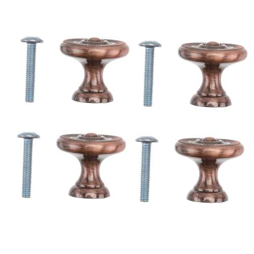 HAMPPLIES 4 STÜCKE Teiliges Vintage Möbelgriff aus Zinklegierung Antiker Retro Schubladenknauf Dekorativer Möbelknopf für Schrank Kommode Kleiderschrank Praktischer und Langlebiger von HAMPPLIES