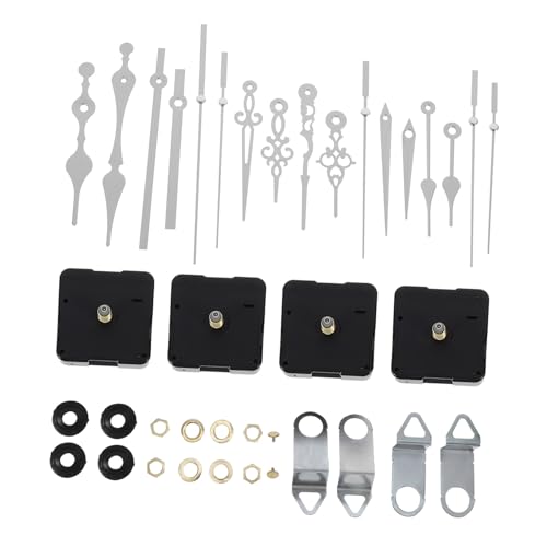 HAMPPLIES 4 Sätze Weißes Uhrwerk mit Dekorativen Zeigern Langlebiges Quarz Wanduhr Mechanismus Kit DIY Ersatzteile für Präzise Zeitmessung und Vielseitige Uhr Reparatur HAMPPLIES 4 Sätze Weißes Uhrwerk mit Dekorativen Zeigern Langlebiges Quarz Wanduhr Mechanismus Kit DIY Ersatzteile für Präzise Zeitmessung und Vielseitige Uhr Reparatur von HAMPPLIES