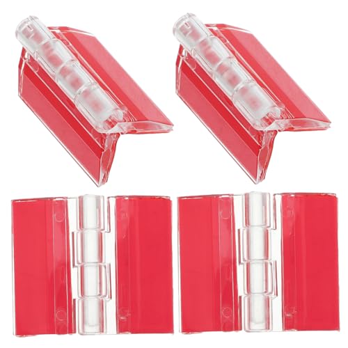 HAMPPLIES 4 Stück Acryl Selbstklebende Scharniere Flexible Klappscharniere für Schranktüren Vielseitig Leicht Werkzeugfrei Passend für Acryl Glas HAMPPLIES 4 Stück Acryl Selbstklebende Scharniere Flexible Klappscharniere für Schranktüren Vielseitig Leicht Werkzeugfrei Passend für Acryl Glas von HAMPPLIES