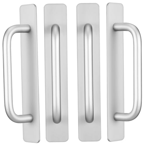 HAMPPLIES 4 Stück Aluminiumlegierung Möbelgriffe Selbstklebend Teiliges Küchen Türgriffe Robust Langlebig Stilvoll mit Starker Haftung und Komfortabler Oberfläche für Schränke HAMPPLIES 4 Stück Aluminiumlegierung Möbelgriffe Selbstklebend Teiliges Küchen Türgriffe Robust Langlebig Stilvoll mit Starker Haftung und Komfortabler Oberfläche für Schränke von HAMPPLIES