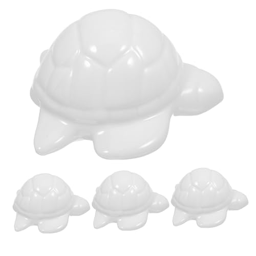 HAMPPLIES 4 Stück Bolzenkappe Toilettenriegelknopfabdeckung Toilettendeckel für Meeresschildkröten Toilettenschüsselschraube Abdeckungen Schraubkappen für Toilettenschüsseln Keramik Weiß von HAMPPLIES
