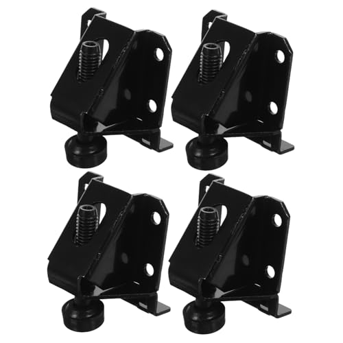 HAMPPLIES 4stücke Verstellbare Möbel-nivellierfüße Höhenverstellbare Füße Für Schränke Tische Kommoden Mit Gewindedesign Für Unebene Böden Schwarz von HAMPPLIES