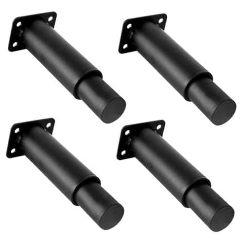 HAMPPLIES 4 Stück Höhenverstellbare Metall Möbelbeine Stabile Verstellbare Möbelfüße aus Stahl für Sofa Stuhl und Tv Schrank Einfache Montage Modernes Design HAMPPLIES 4 Stück Höhenverstellbare Metall Möbelbeine Stabile Verstellbare Möbelfüße aus Stahl für Sofa Stuhl und Tv Schrank Einfache Montage Modernes Design von HAMPPLIES