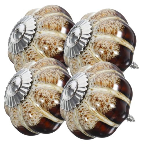 HAMPPLIES 4 Stück Keramische Möbelknöpfe Kleine Runde Schrankgriffe aus Robustem Material Moderner Stil Einfache Montage Geeignet für Kleiderschränke Küchenschränke und Kommoden HAMPPLIES 4 Stück Keramische Möbelknöpfe Kleine Runde Schrankgriffe aus Robustem Material Moderner Stil Einfache Montage Geeignet für Kleiderschränke Küchenschränke und Kommoden von HAMPPLIES
